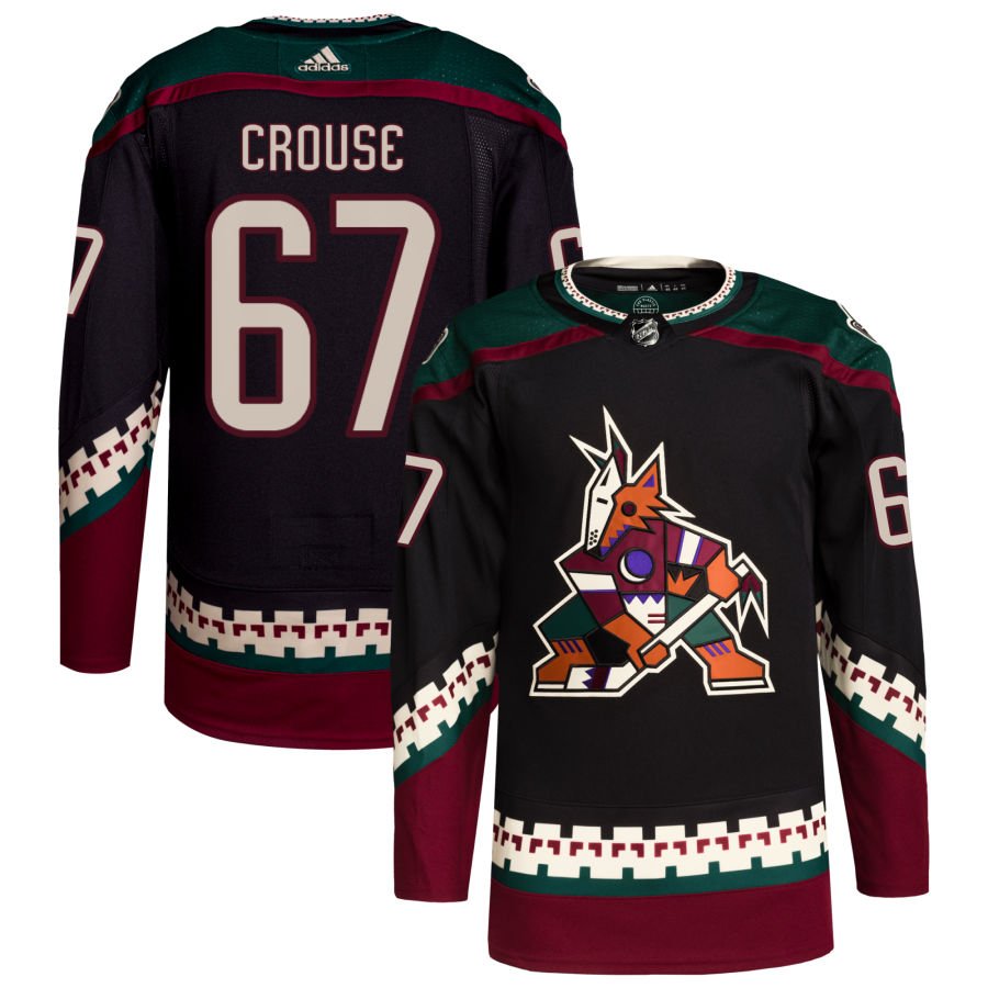 Arizona Coyotes #67 Lawson Crouse Black Authentic Pro Home Stitched Hockey Jersey
