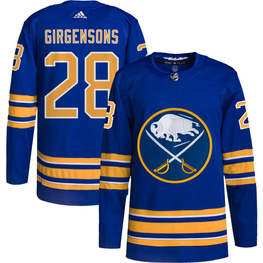 Buffalo Sabres #28 Zemgus Girgensons Royal Home Authentic Pro Jersey